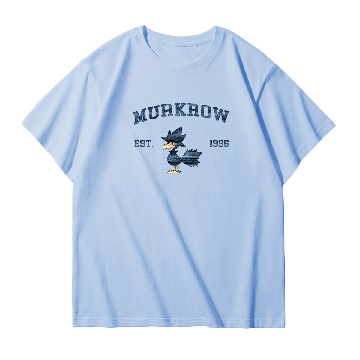 MURKROW Embroidered Anime Character Unisex T-Shirt,Crewneck,Hoodie,Stylish Gift for Friends,E197
