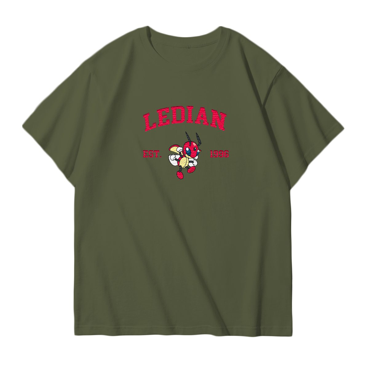 LEDIAN Embroidered Anime Character Unisex T-Shirt,Crewneck,Hoodie,Stylish Gift for Friends,E264