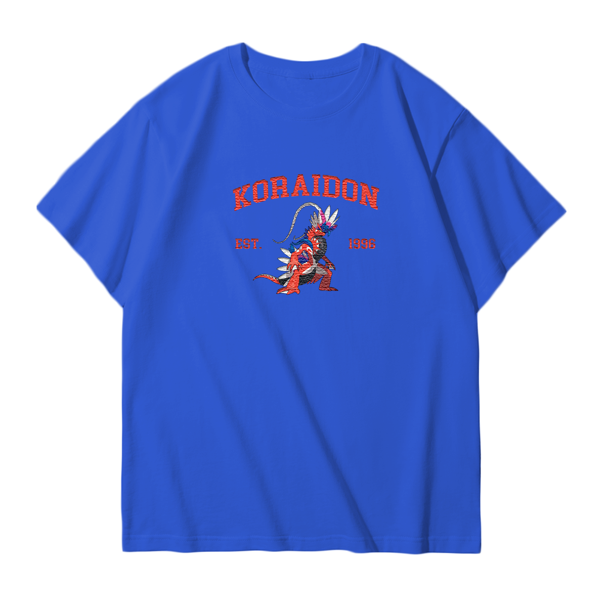 KORAIDON Embroidered Anime Character Unisex T-Shirt,Crewneck,Hoodie,Stylish Gift for Friends,E238