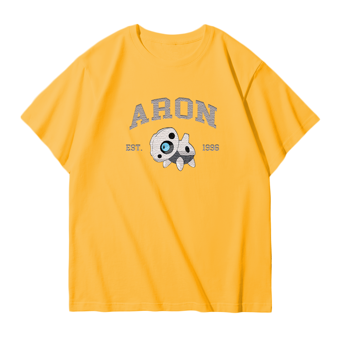 ARON Embroidered Anime Character Unisex T-Shirt,Crewneck,Hoodie,Stylish Gift for Friends,E104