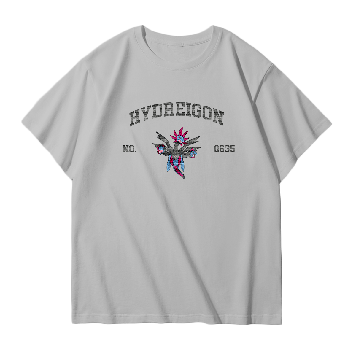 HYDREIGON Embroidered Anime Character Unisex T-Shirt,Crewneck,Hoodie,Stylish Gift for Friends,E303