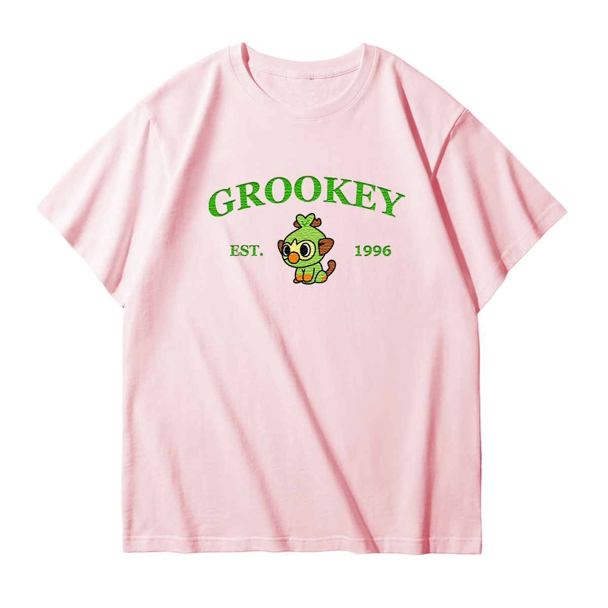 GROOKEY Embroidered Anime Character Unisex T-Shirt,Crewneck,Hoodie,Stylish Gift for Friends,E162