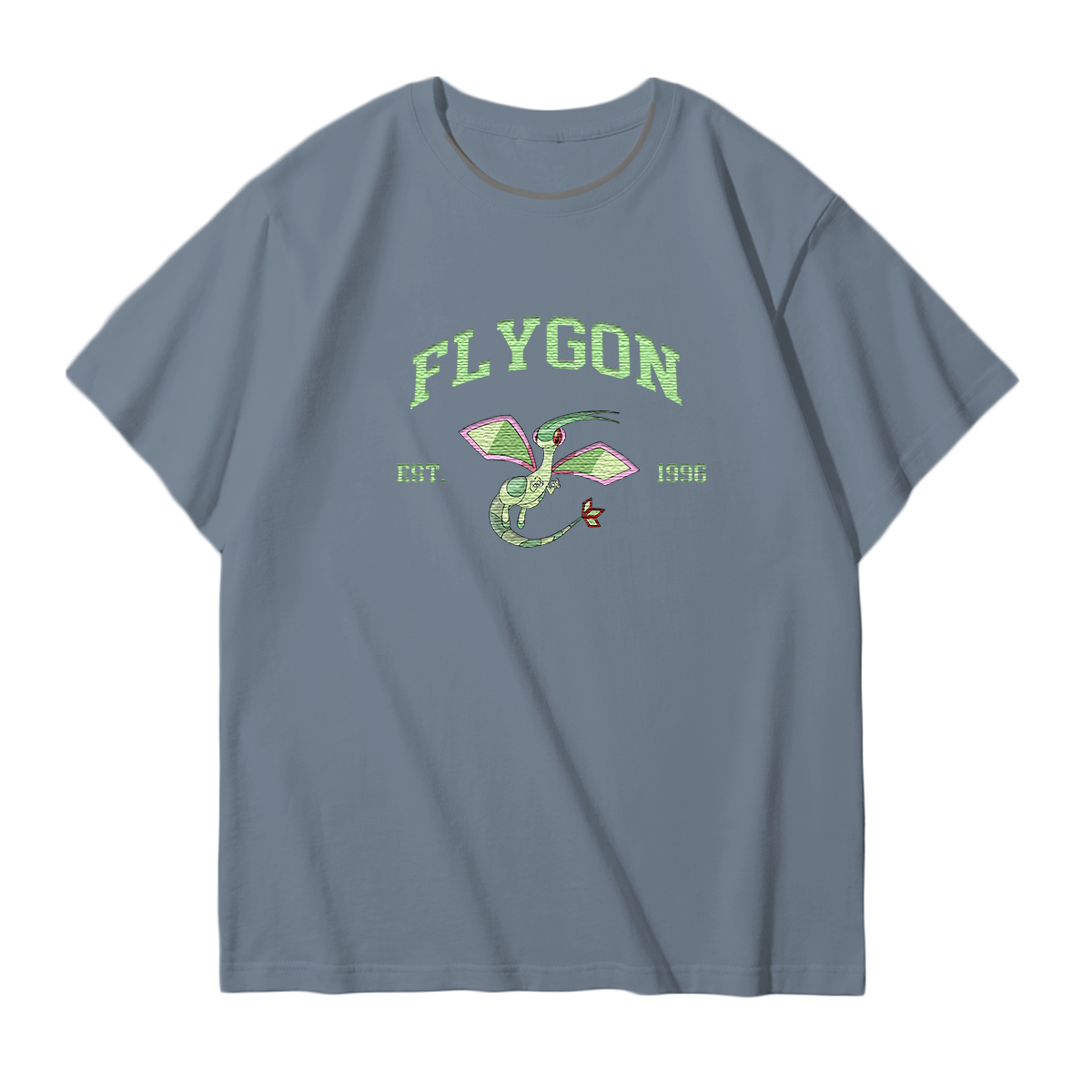 FLYGON Embroidered Anime Character Unisex T-Shirt,Crewneck,Hoodie,Stylish Gift for Friends,E118