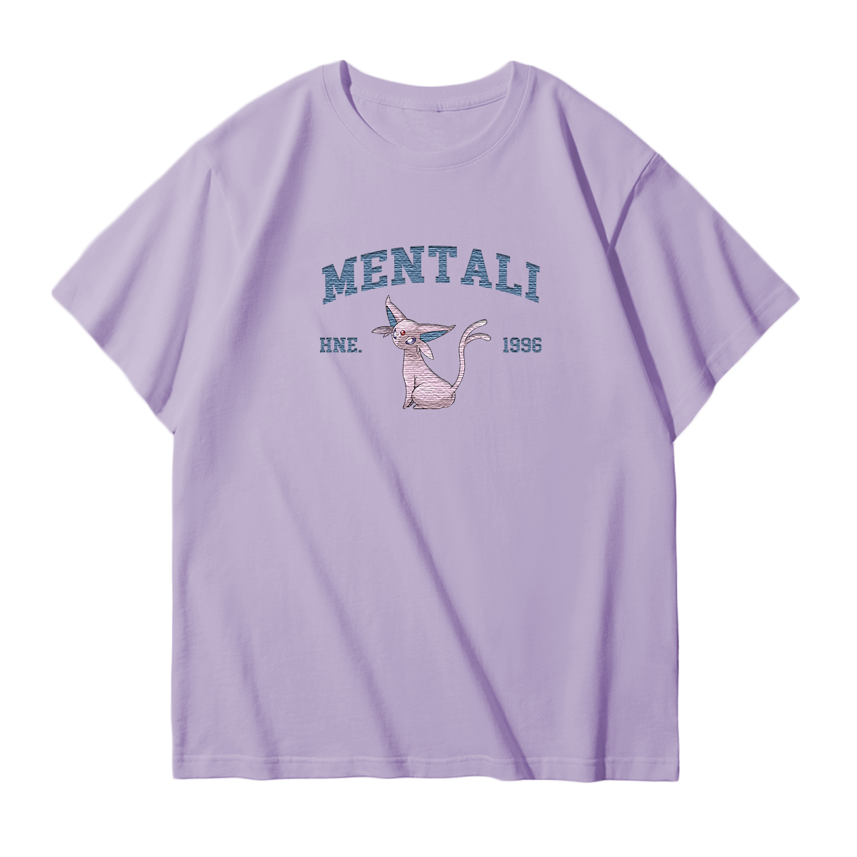 MENTALI Embroidered Anime Character Unisex T-Shirt,Crewneck,Hoodie,Stylish Gift for Friends,E294