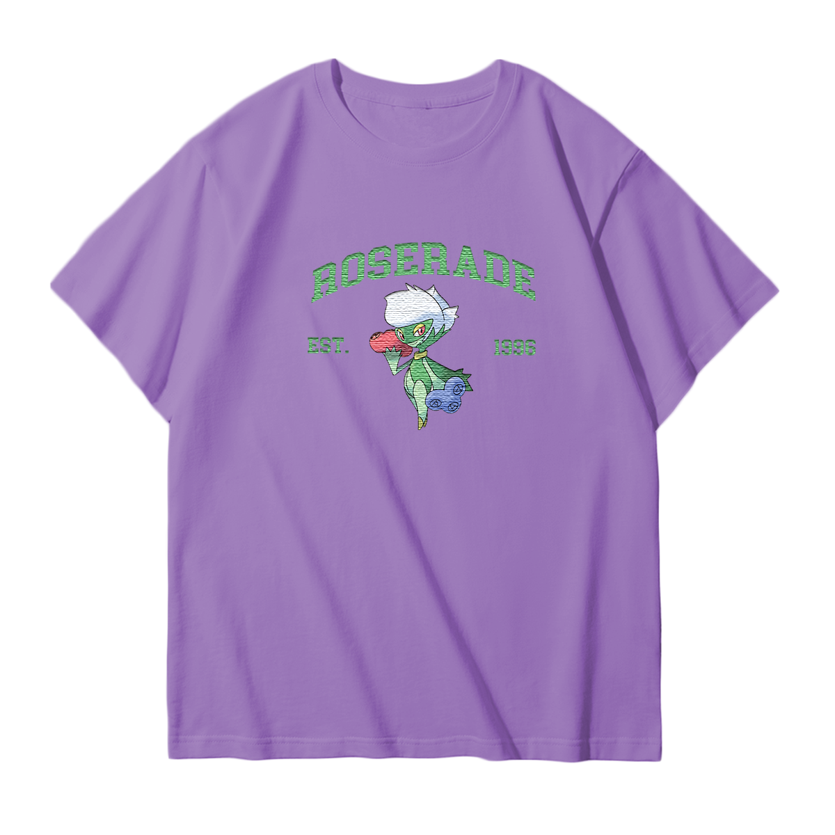 ROSERADE Embroidered Anime Character Unisex T-Shirt,Crewneck,Hoodie,Stylish Gift for Friends,E134