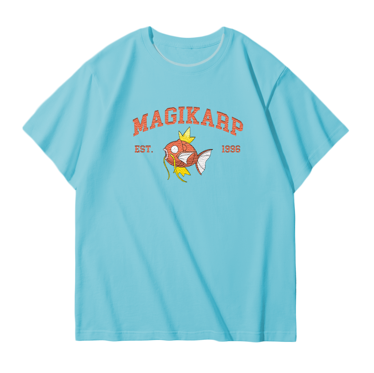MAGIKARP Embroidered Anime Character Unisex T-Shirt,Crewneck,Hoodie,Stylish Gift for Friends,E70