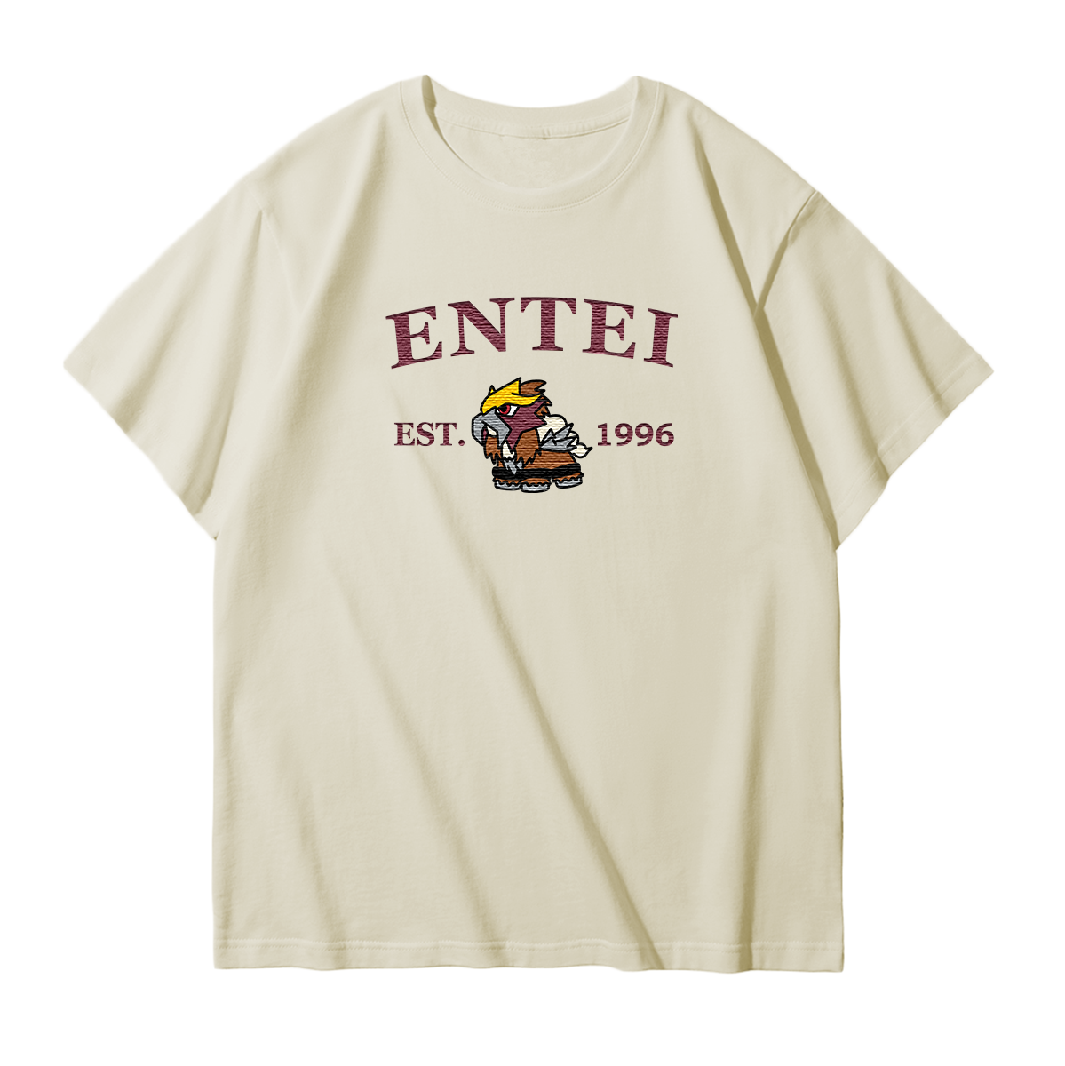 ENTEI Embroidered Anime Character Unisex T-Shirt,Crewneck,Hoodie,Stylish Gift for Friends,E55