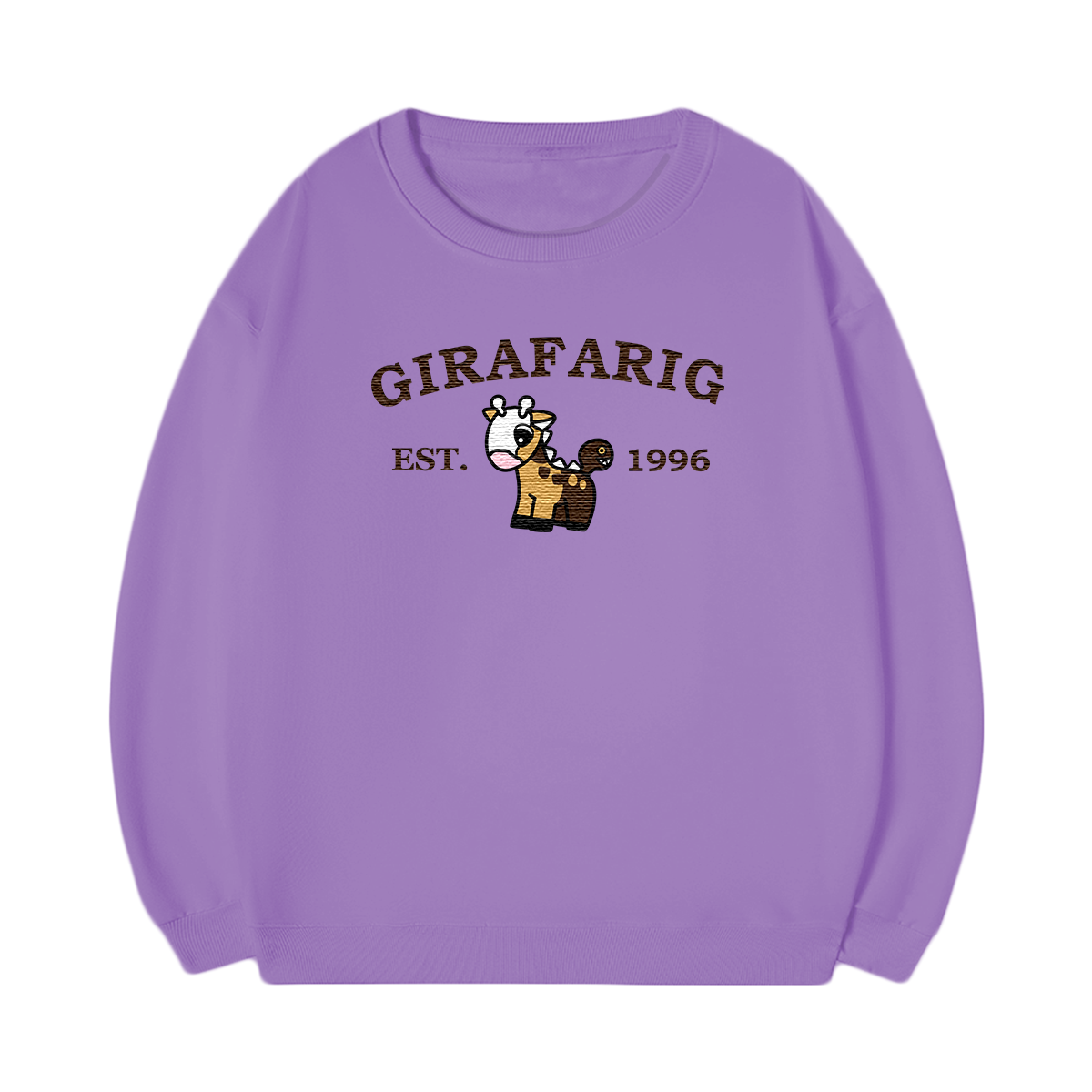 GIRAFARIG Embroidered Anime Character Unisex T-Shirt,Crewneck,Hoodie,Stylish Gift for Friends,E178