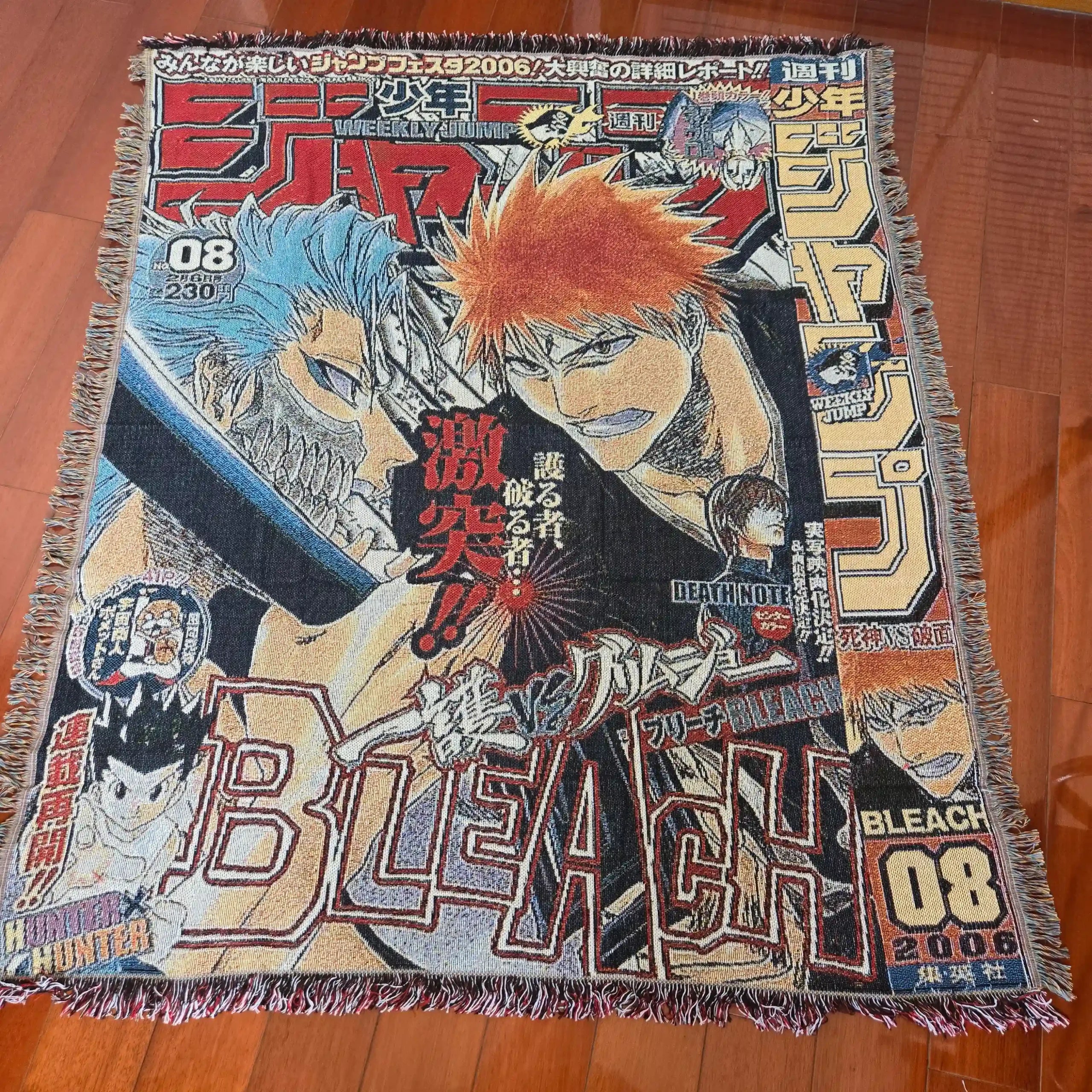 Bleach Anime Woven Throw Blanket Tapestry – Personality Anime Room Decor Gift-Ⅳ