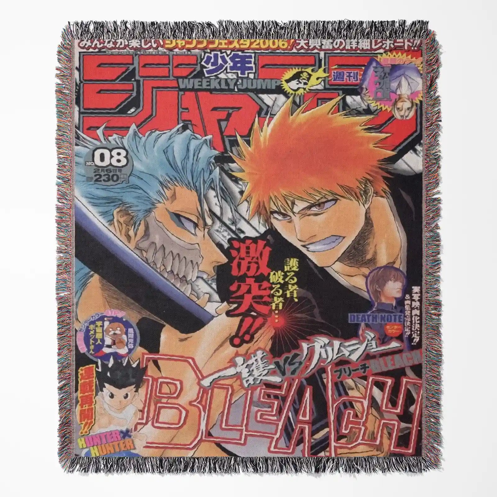 Bleach Anime Woven Throw Blanket Tapestry – Personality Anime Room Decor Gift-Ⅳ