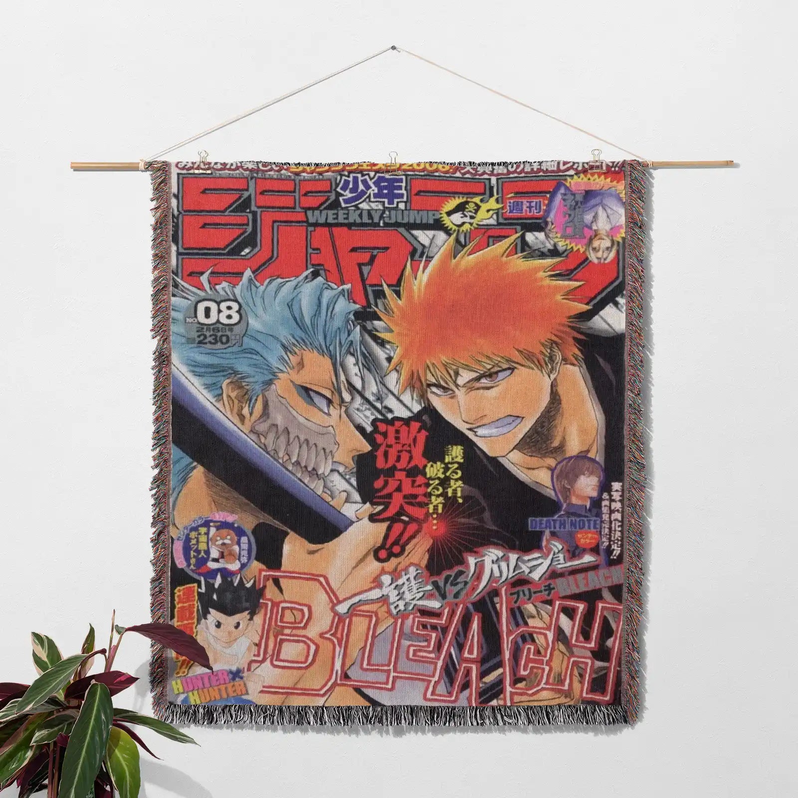 Bleach Anime Woven Throw Blanket Tapestry – Personality Anime Room Decor Gift-Ⅳ