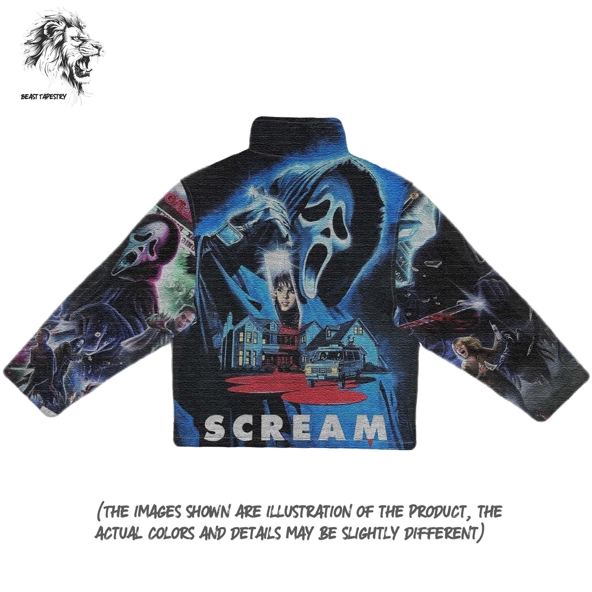 Halloween Scream Jacket-TAPESTRY-II