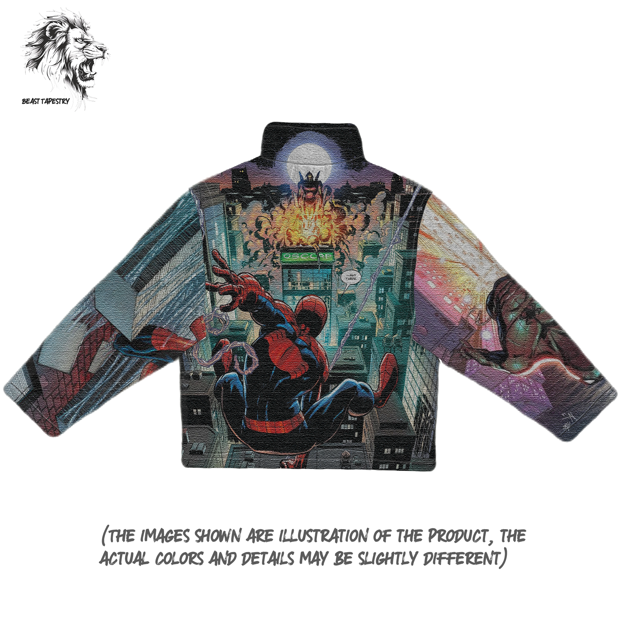 RAP E&Spider Man Jacket-TAPESTRY