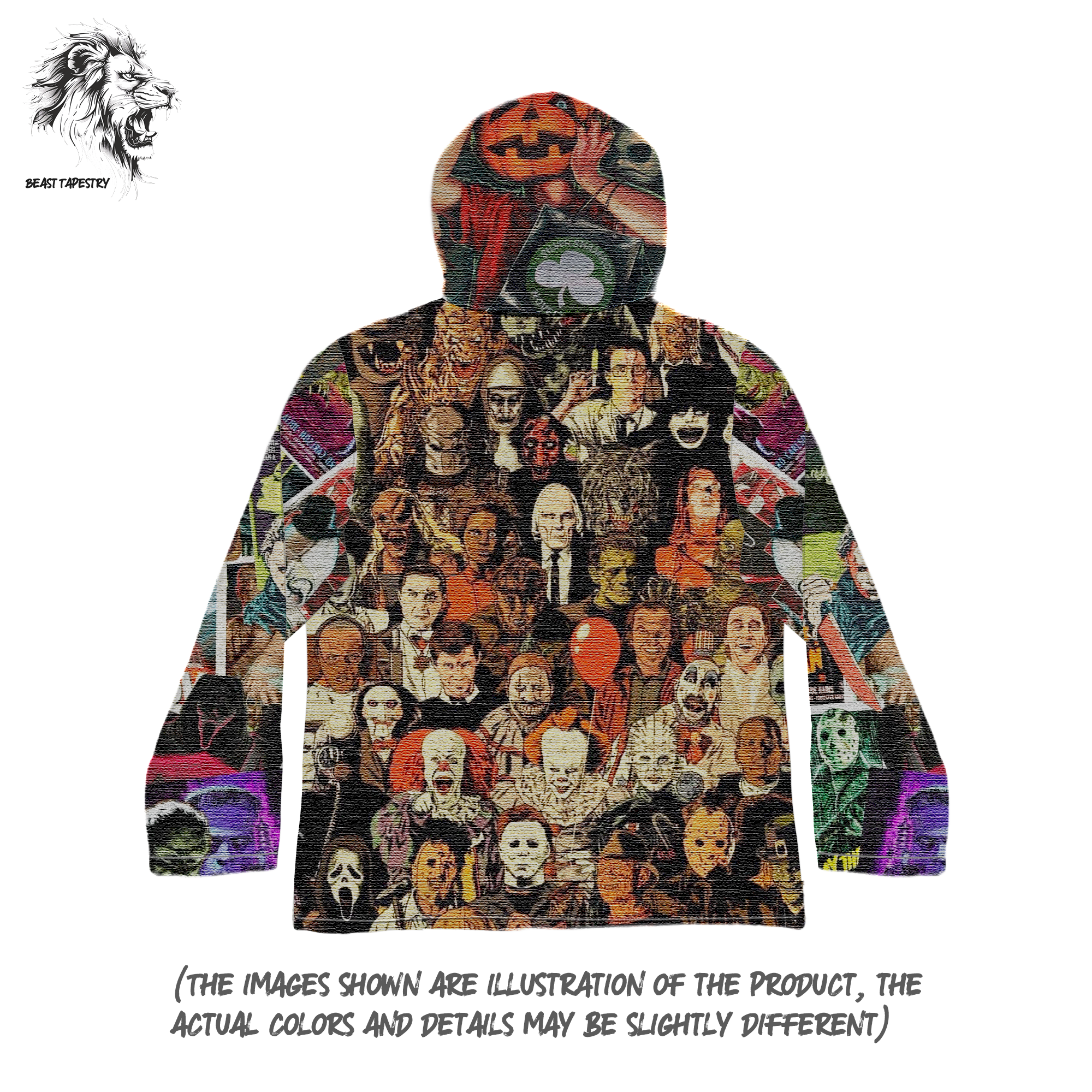 Halloween PRESENTS THE BEST HORROR COMICS OF 2024 Hoodie-TAPESTRY