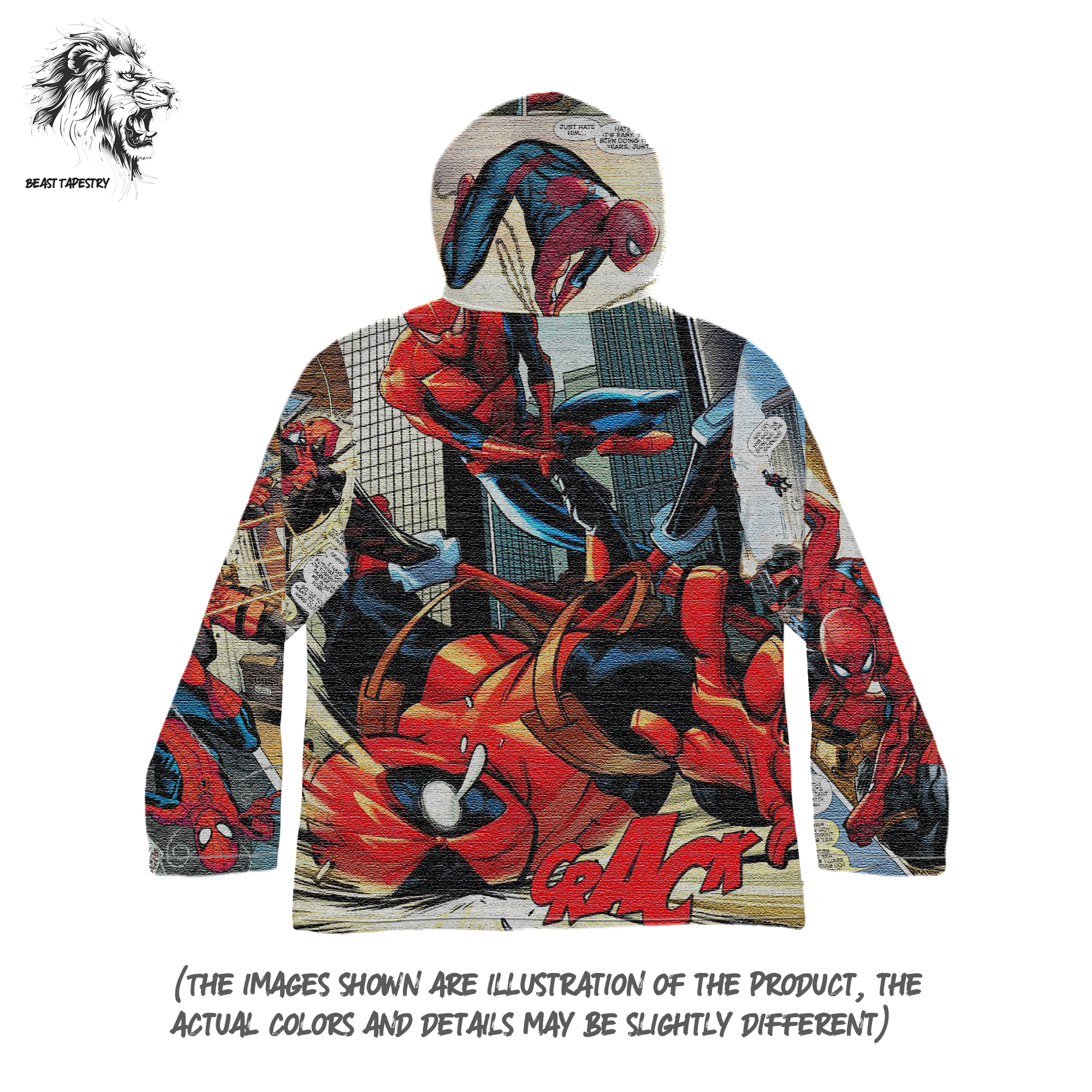 Spider-Man & Deadpool Hoodie-TAPESTRY