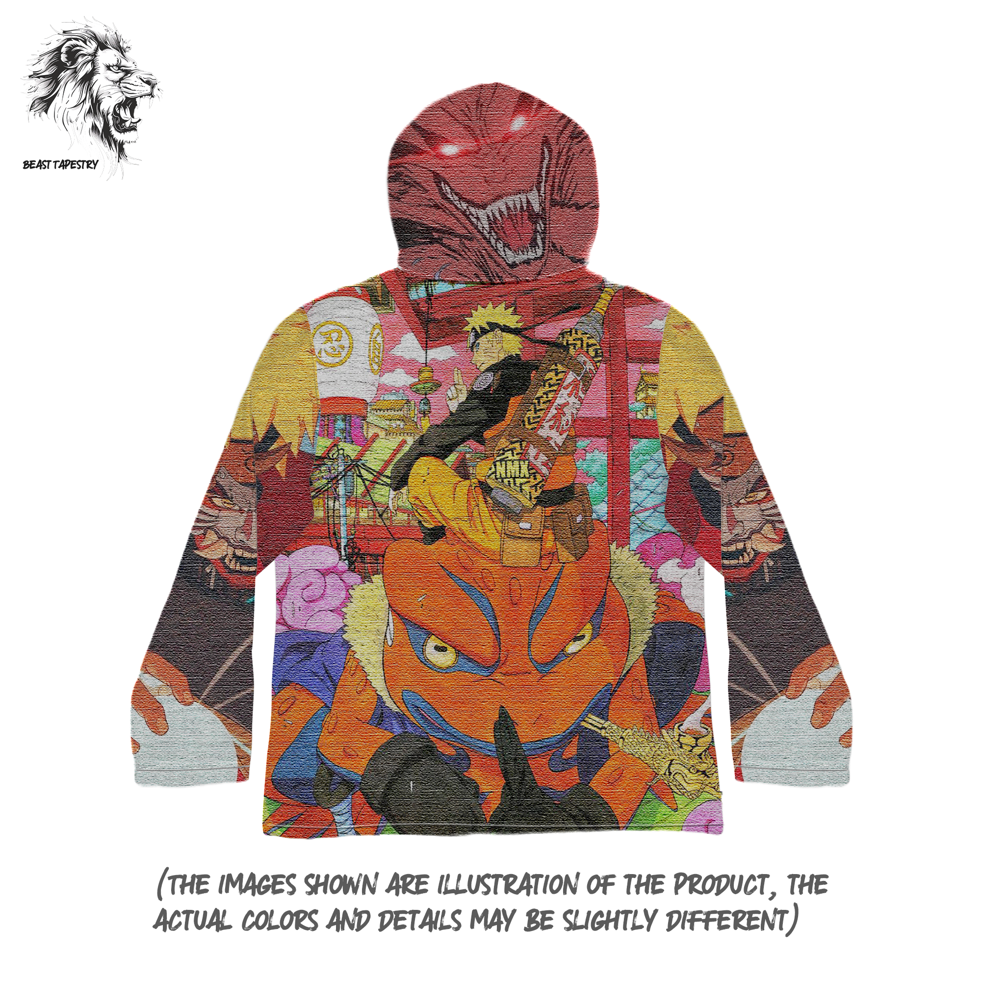 Naruto Uzumaki In Sage Mode Hoodie-TAPESTRY