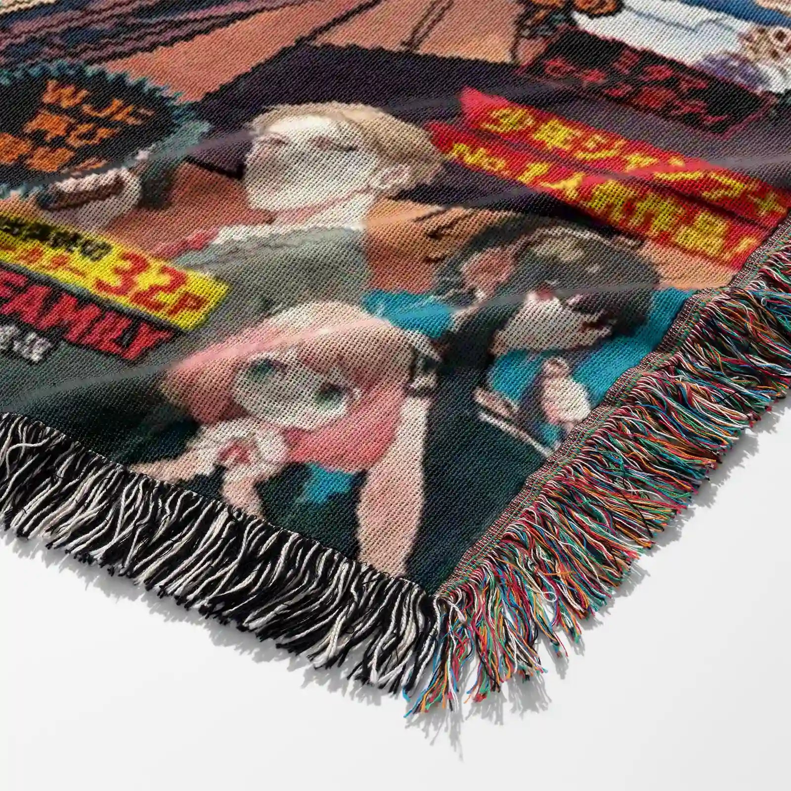 Chainsaw Man Woven Throw Blanket Tapestry – Personality Anime Room Decor Gift-Ⅱ