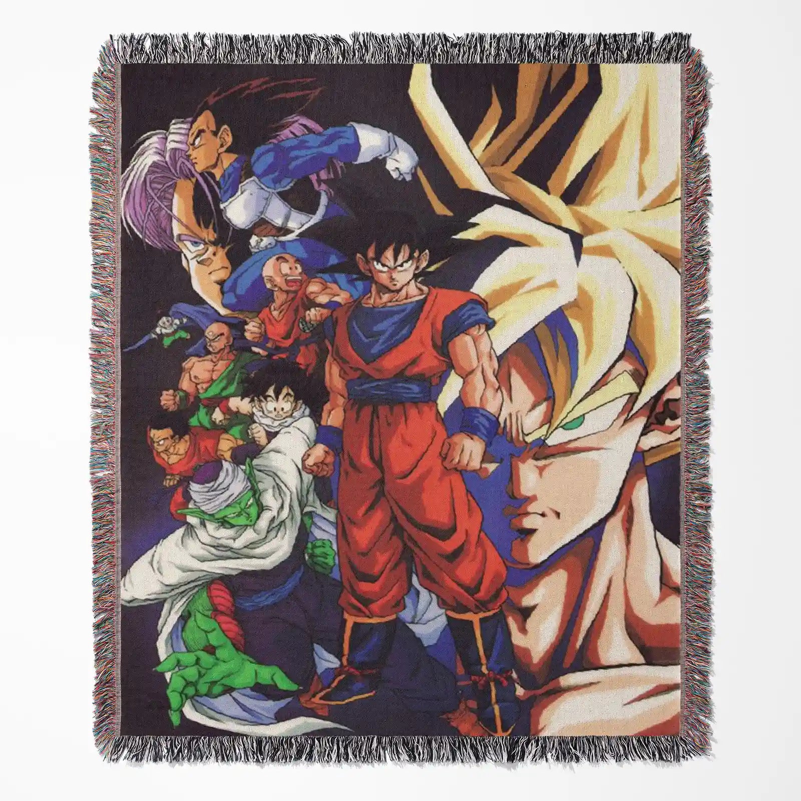 Dragon Ball Woven Throw Blanket Tapestry – Personality Anime Room Decor Gift-Ⅳ