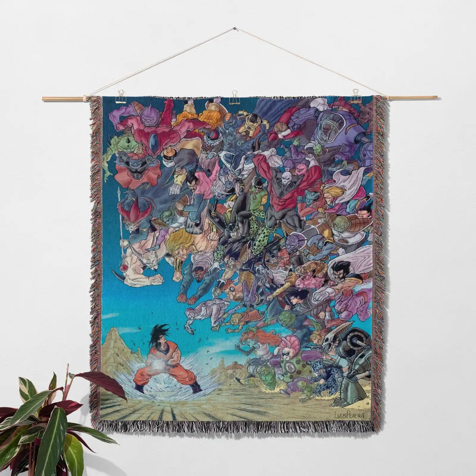 Dragon Ball Woven Throw Blanket Tapestry – Personality Anime Room Decor Gift-Ⅰ