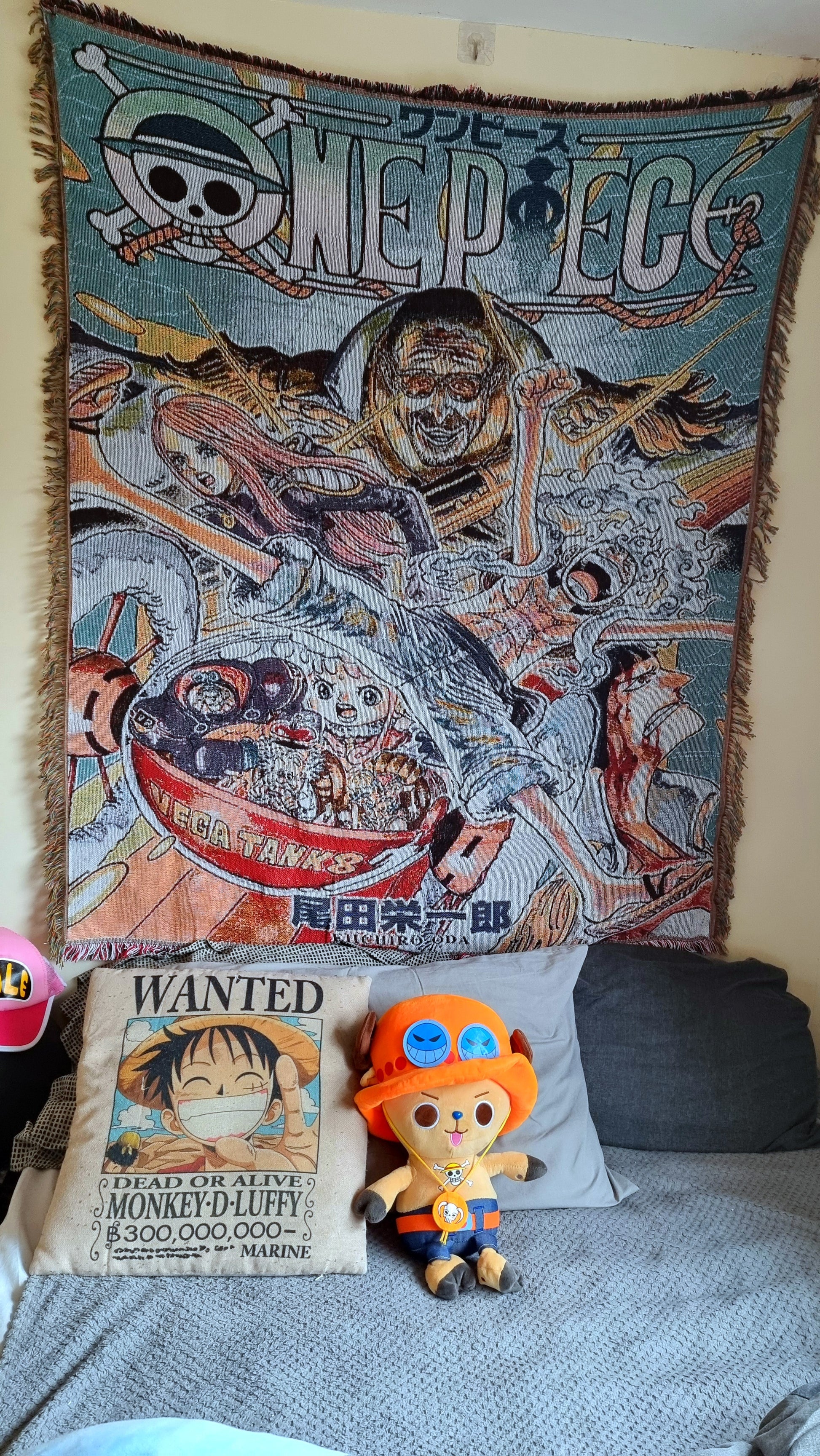 One Piece Woven Throw Blanket Tapestry – Personality Anime Room Decor Gift-VIII