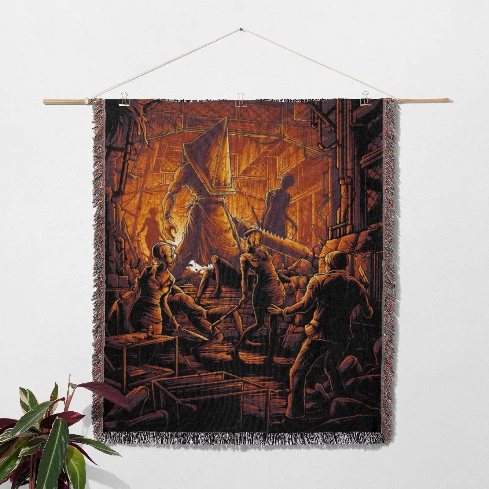 Silent Hill Woven Throw Blanket Tapestry – Personality Anime Room Decor Gift-ⅠI