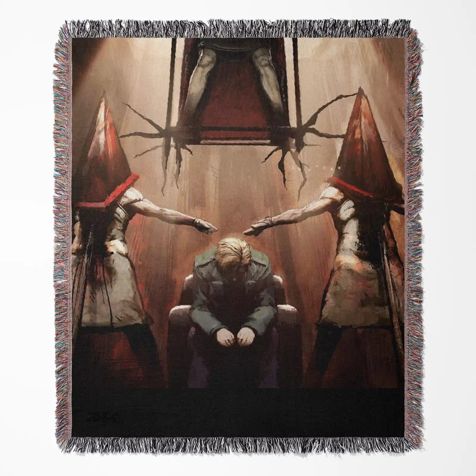 Silent Hill Woven Throw Blanket Tapestry – Personality Anime Room Decor Gift-Ⅰ