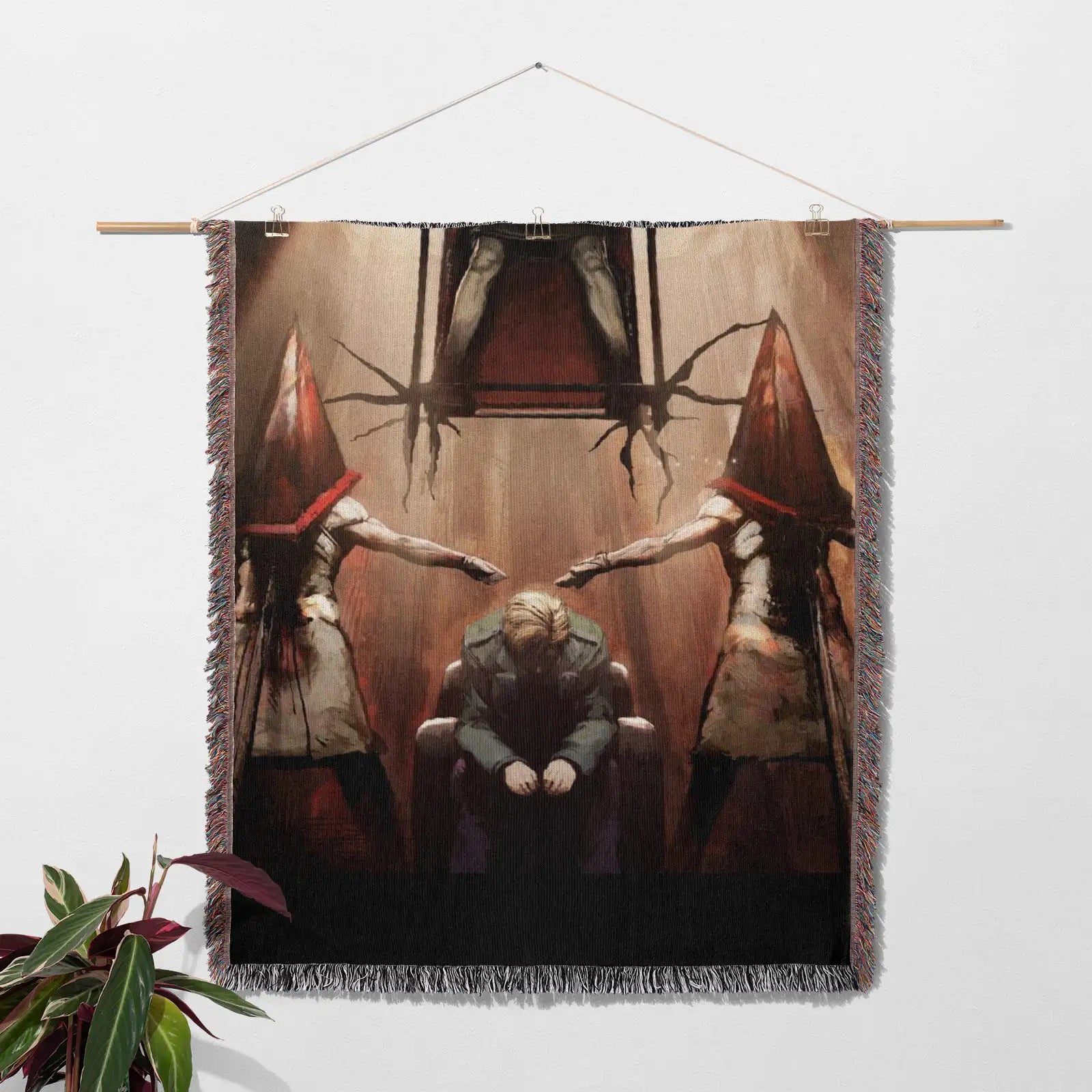 Silent Hill Woven Throw Blanket Tapestry – Personality Anime Room Decor Gift-Ⅰ